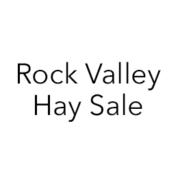 Rock Valley Hay Sale